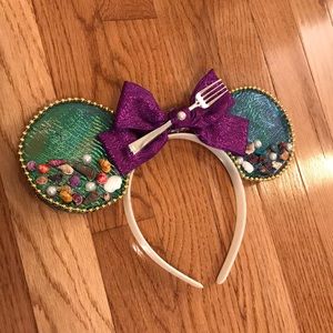 MADE TO ORDER Handmade Mikey ears- little mermaid